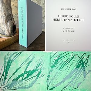 Image du vendeur pour herbe folle herbe hors d'elle mis en vente par Librairie  la Demi-Lune