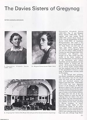 Seller image for The Davies Sisters of Gregynog: Art Collectors and Public Benefactors. An original article from Apollo, International Magazine of the Arts, 1979. for sale by Cosmo Books