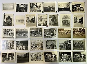 [INDIA] [WORLD WAR II] Group of 150+ snapshot photographs of India in 1945