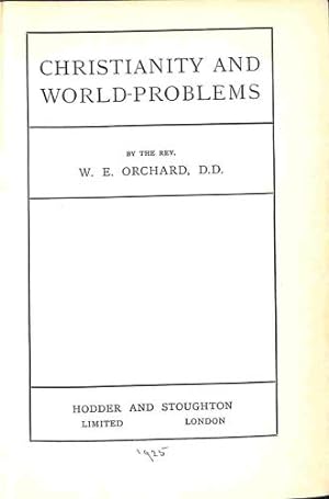 Seller image for Christianity and World Problems for sale by WeBuyBooks 2