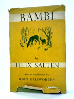 Image du vendeur pour Bambi a Life in the Woods mis en vente par World of Rare Books