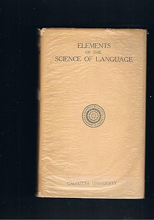 Image du vendeur pour Elements of the Science of Language mis en vente par manufactura