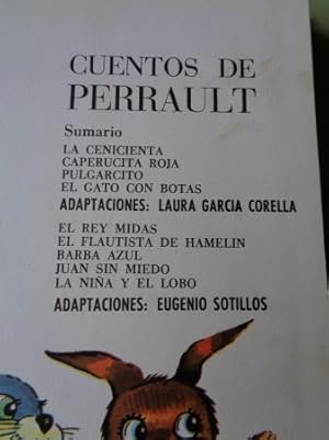 Cuentos de Perrault (9 cuentos). Ilustrado por María Pascual