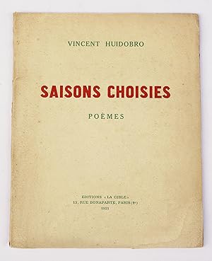 Seller image for Saisons choisies for sale by Librairie-Galerie Emmanuel Hutin