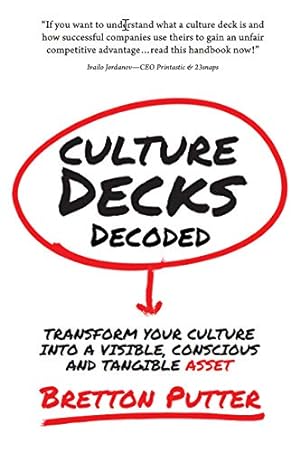 Imagen del vendedor de Culture Decks Decoded: Transform your culture into a visible, conscious and tangible asset a la venta por ZBK Books