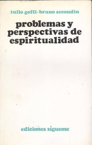 Bild des Verkufers fr Problemas y perspectivas de espiritualidad zum Verkauf von ABACO LIBROS USADOS