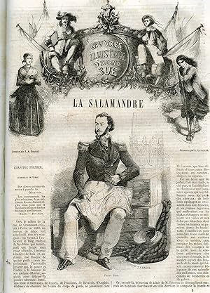 Bild des Verkufers fr La salamandre - Oeuvres illustrees d'Eugene Sue zum Verkauf von Le-Livre