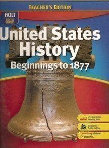 Seller image for United States History: Beginnings to 1877, Teacher's Edition (Holt Social Studies) for sale by ZBK Books