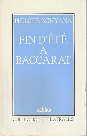 Image du vendeur pour Fin d't  Baccarat, mis en vente par L'Odeur du Book