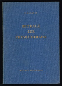 Bild des Verkufers fr Beitrge zur Physiotherapie [Band 1]. - zum Verkauf von Libresso Antiquariat, Jens Hagedorn