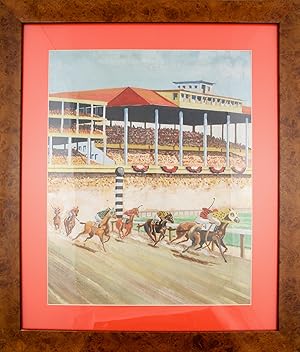 1930s Racetrack Scene