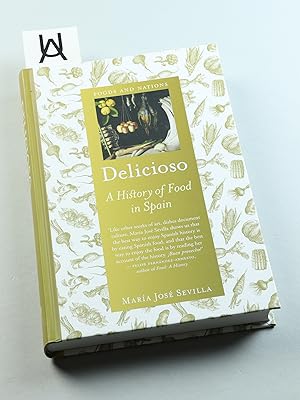 Bild des Verkufers fr Delicioso. A History of Food in Spain. zum Verkauf von Antiquariat Uhlmann