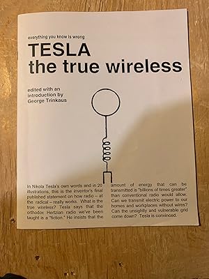 Seller image for Tesla : The True Wireless for sale by Singing Pebble Books