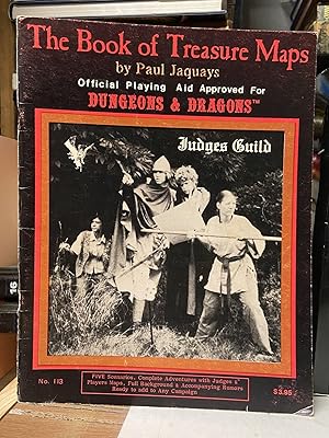 Seller image for The Book of Treasure Maps- Judges Guild (Dungeons & Dragons, Playing Aid #113) for sale by Chamblin Bookmine