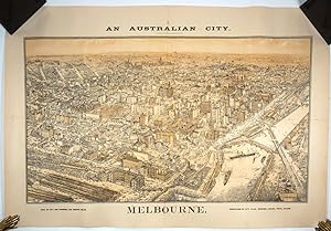 An Australian City : Melbourne / drawn by A.C. Cooke, engraved by S. Calvert