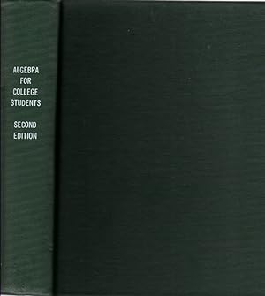Seller image for Algebra for College Students for sale by Ye Old Bookworm