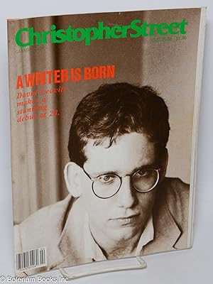 Imagen del vendedor de Christopher Street: vol. 8, #2, whole issue #86, March 1984: A Writer is Born; David Leavitt a la venta por Bolerium Books Inc.