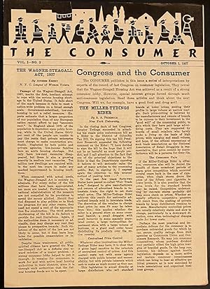 The Consumer. Vol. 1 no. 2 (October 1, 1937)