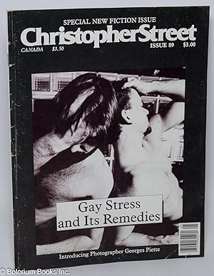 Imagen del vendedor de Christopher Street: vol. 8, #5, whole issue #89, June 1984; Gay Stress and its Remedies a la venta por Bolerium Books Inc.