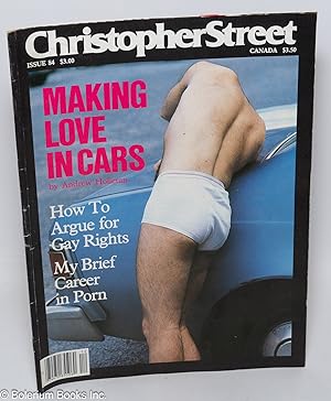 Imagen del vendedor de Christopher Street: vol. 7, #12, whole issue #84, January 1984: Making Love in Cars a la venta por Bolerium Books Inc.