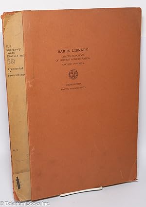 U.S. Emergency board (Mobile and Ohio, 1933) Transcript of Proceeding