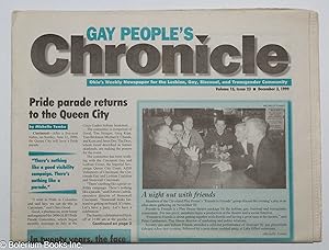 Seller image for Gay People's Chronicle: an independent chronicle of the Ohio Lesbian, Gay, Bisexual, Transgender community; vol. 15, #23, December 2, 1999 for sale by Bolerium Books Inc.