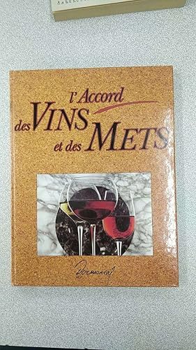 Image du vendeur pour L'accord des vins et des mets mis en vente par Dmons et Merveilles