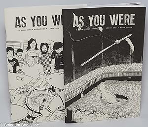 Imagen del vendedor de As you were; a punk comic anthology [two issues] Issue 1 "House shows", Issue 2 " The pit" a la venta por Bolerium Books Inc.