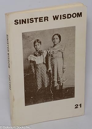 Bild des Verkufers fr Sinister Wisdom: a journal of words and pictures for the lesbian imagination in all women; #21, Fall 1982 zum Verkauf von Bolerium Books Inc.