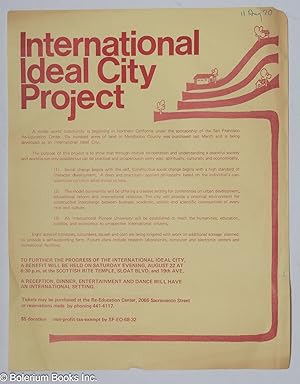 International Ideal City Project [handbill]