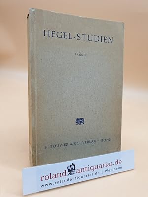 Bild des Verkufers fr Hegel Studien Band 3 zum Verkauf von Roland Antiquariat UG haftungsbeschrnkt