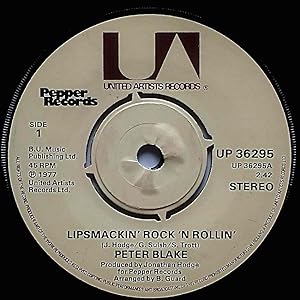 Seller image for Lipsmackin' Rock 'N Rollin' / Clever Dick [7" 45 rpm Single] for sale by Kayleighbug Books, IOBA