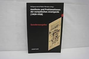 Bild des Verkufers fr Manifeste und Proklamationen der europischen Avantgarde (1909-1938): Sonderausgabe zum Verkauf von Antiquariat Wilder - Preise inkl. MwSt.