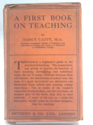 Imagen del vendedor de A First Book on Teaching a la venta por World of Rare Books