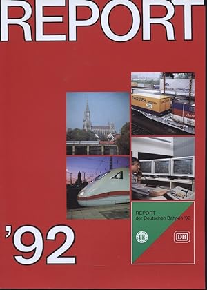Bild des Verkufers fr Deutsche Bundesbahn (DB): Report 92. zum Verkauf von Versandantiquariat  Rainer Wlfel