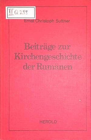 Bild des Verkufers fr Beitrge zur Kirchengeschichte der Rumnen. zum Verkauf von books4less (Versandantiquariat Petra Gros GmbH & Co. KG)