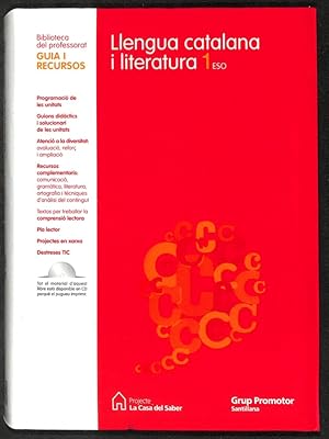 Imagen del vendedor de GUIA LLENGUA CATALANA I LITERATURA 1 ESO a la venta por Els llibres de la Vallrovira