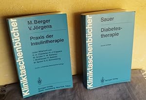 2 signierte Exemplare Kliniktaschenbücher : Diabetestherapie + Praxis der Insulintherapie (jeweil...
