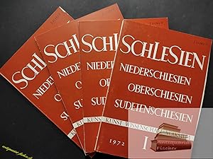 Seller image for Schlesien - Eine Vierteljahresschrift fr Kunst, Wissenschaft und Volkstum 1972 Jahrgang XVII Heft 1-4 komplett for sale by Antiquariat-Fischer - Preise inkl. MWST