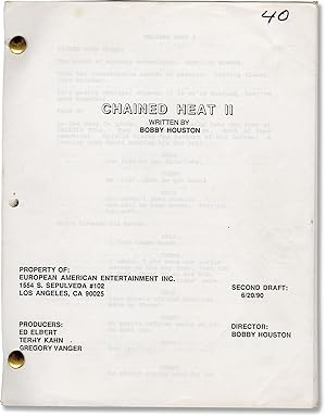 Bild des Verkufers fr Caged Fear [Chained Heat II] [Hotel Oklahoma] (Original screenplay for the 1991 film) zum Verkauf von Royal Books, Inc., ABAA