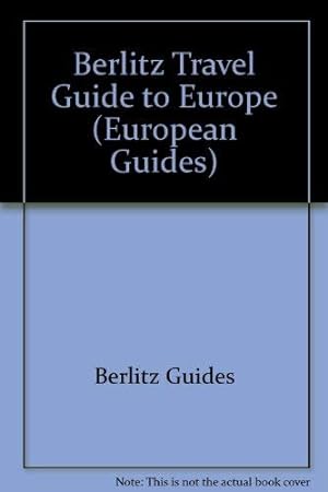 Imagen del vendedor de Berlitz Travel Guide to Europe (European Guides) a la venta por WeBuyBooks 2
