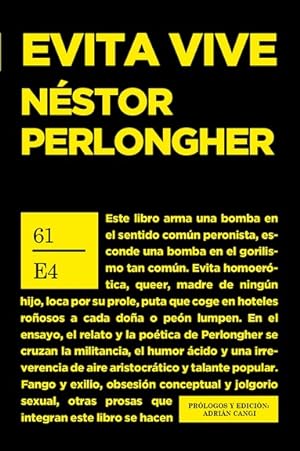 Seller image for Evita vive / Nstor Perlongher ; prlogos y edicin: Adrin Cangi. for sale by Iberoamericana, Librera