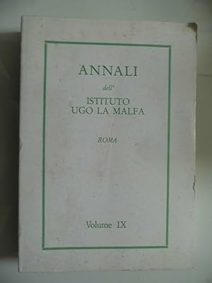 ANNALI DELL'ISTITUTO UGO LA MALFA Volume IX 1994