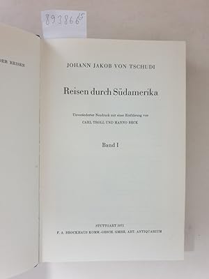 Bild des Verkufers fr Reisen durch Sdamerika. 5 Bde : zum Verkauf von Versand-Antiquariat Konrad von Agris e.K.