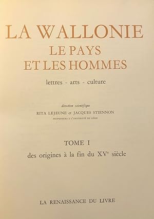 Immagine del venditore per La Wallonie Le pays et les hommes Des origines  nos jours+Compl T4.T1,T2,T3,T4 venduto da La Redoute