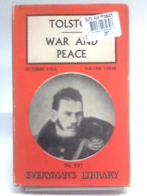 Seller image for War and Peace Volume 3 for sale by World of Rare Books