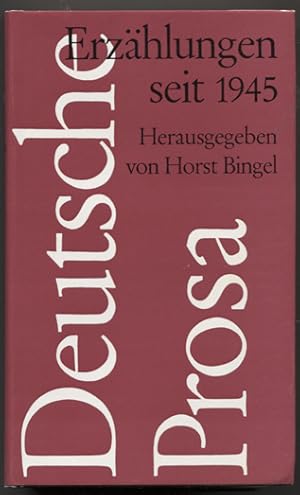 Bild des Verkufers fr Deutsche Prosa. Erzhlungen seit 1945. zum Verkauf von Antiquariat Neue Kritik