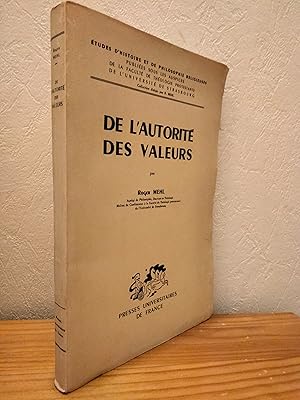 De l'Autorité des Valeurs