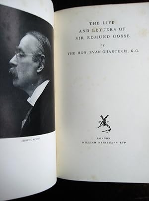 Image du vendeur pour The Life and Letters of Sir Edmund Gosse mis en vente par James Fergusson Books & Manuscripts