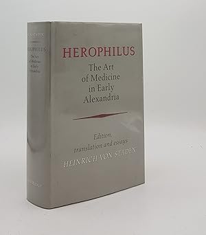 Bild des Verkufers fr HEROPHILUS The Art of Medicine in Early Alexandria Edition Translation and Essays zum Verkauf von Rothwell & Dunworth (ABA, ILAB)